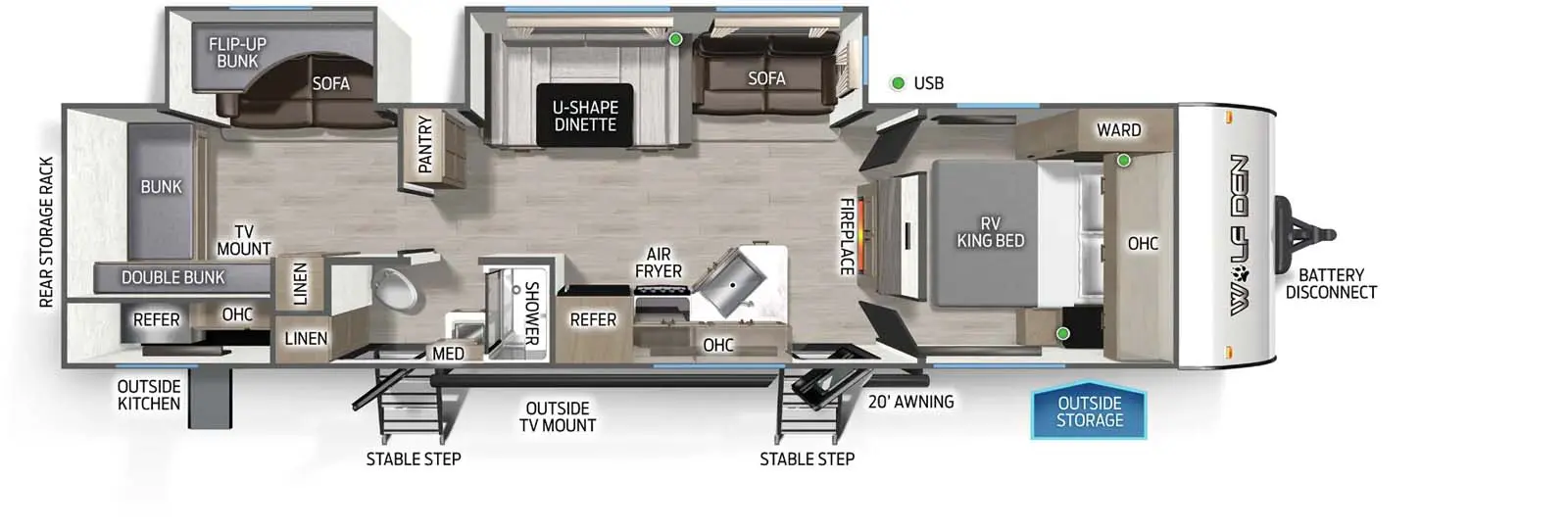 301BHBL Floorplan Image